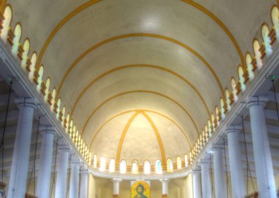 Saint-Pierre- Martinique - Cathédrale du Mouillage - Vue d'ensemble intérieur