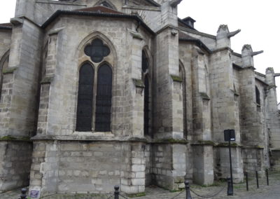 Vitry-sur-Seine - Eglise St-Germain - Restauration des vitraux - Ensemble extérieur coté sud