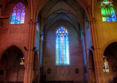 Romilly-sur-Seine - Eglise St-Martin - Création de vitraux par Joël Mône réalisé par l'atelier Vitrail Saint-Georges - Transept Nord